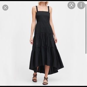 BANANA REPUBLIC NWT Poplin Tiered Maxi size 6